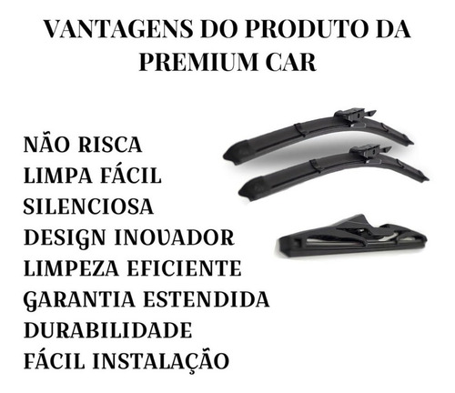 3 Palheta Limpador Parabrisa Diant + Tras Renault Duster