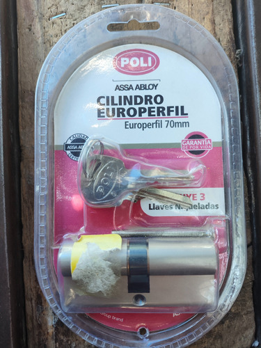 Cilindro Cerradura Poli Europerfil 3 Llaves