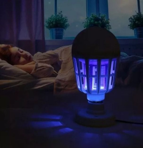 Foco Led Mata Mosquitos Insectos Lámpara Repelente 3 Modos