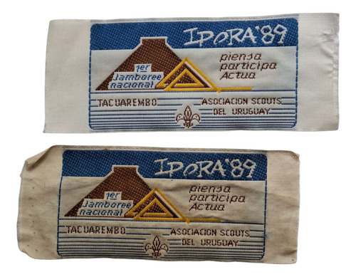 Parche Insignia Tejida Scout Original Jamboree Ipora 1987 (Usado)