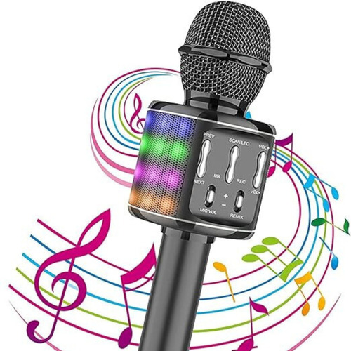 Micrófono Karaoke Bluetooth Para Cumpleaños Y Celebraciones 