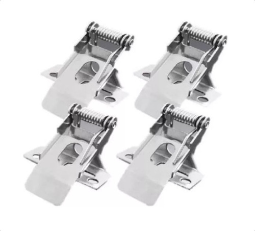 Kit 4 Clips Sujeción Embutir Panel Plafón Led 60x60 120x30 Demasled