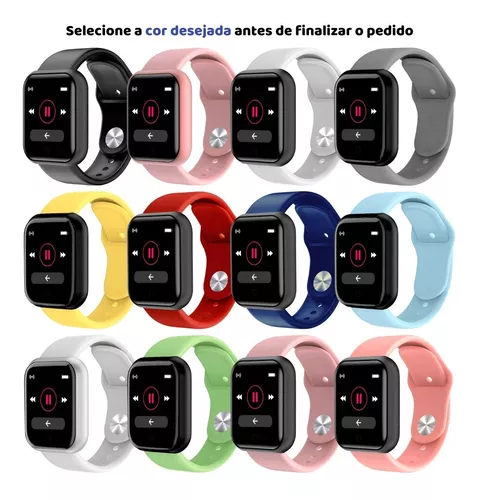 Relógio Digital Esporte Bracelete Led Adulto Infantil Smart - - Preto