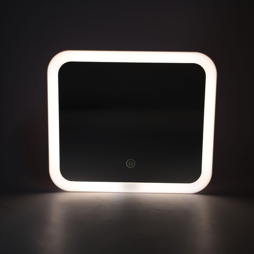 Bolsa De Maquiagem Led Com Espelho E 3 Temperaturas De Cor