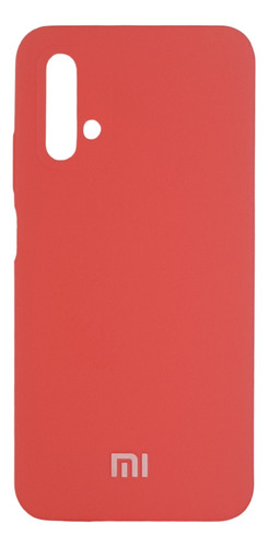 Estuche Protector Silicone Case Para Xiaomi Redmi 9t Naranja