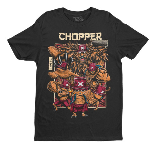 Polera Ters One Piece Tony Chopper Transformaciones Anime