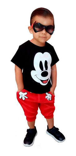 Jogger Y Playera Mouse #coordinado Para Niños