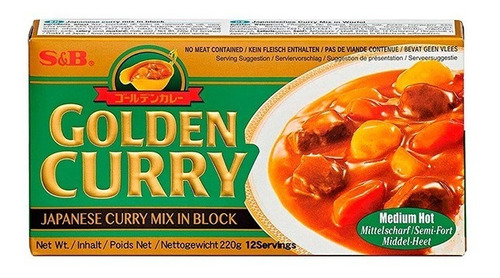 Golden Curry Medium Hot 220gr