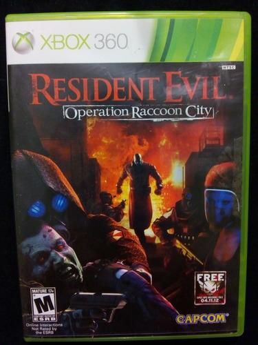 Resident Evil: Operation Raccoon City. X Box 360. Seminuevo.