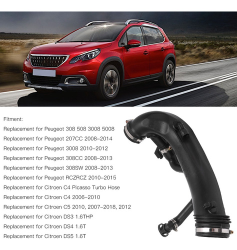 Ga 1. Manguera Admisión Turbo Peugeot 3008 1440q6 Caucho