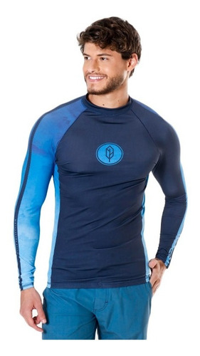 Imagem 1 de 3 de Camiseta Segunda Pele Lycra Surf Kit Proteção Solar  Pena