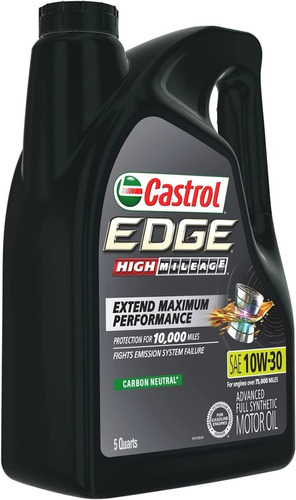 Aceite 10w30 Full Sintetico Castrol 4.73l Prteccion 16000 Km