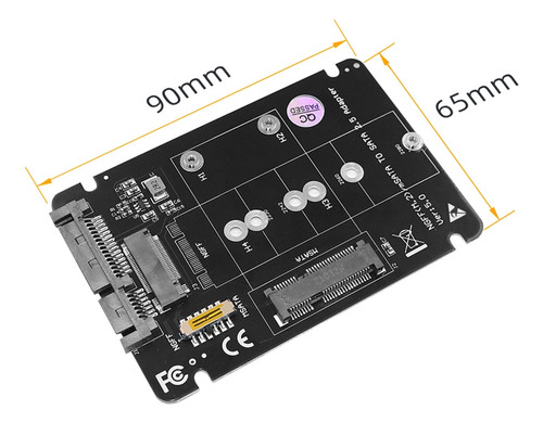 (a) Adaptador Ngff (m2) Msata A Sata De 2.5 Pulgadas M2 Ngff