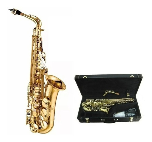 Saxo Tenor Dorado Con Estuche Lincoln Winds Jyts1103 