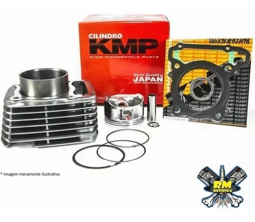 Kit Cilindro Std Premium Nx 400 Falcon + Jg Junta + Retentor