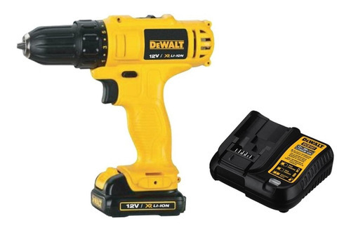 Taladro Atornillador 3/8  12v Carg + Batería Dewalt Original