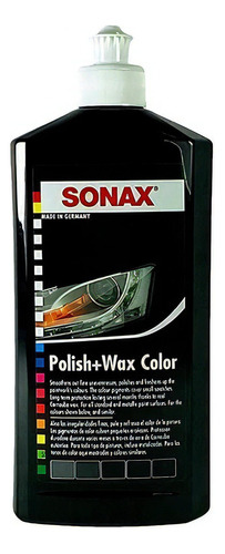 Sonax Polish & Wax Cera Color Negro - Allshine