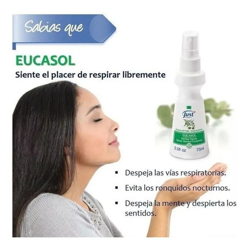 Eucasol Just Spray De Eucalipto 75ml