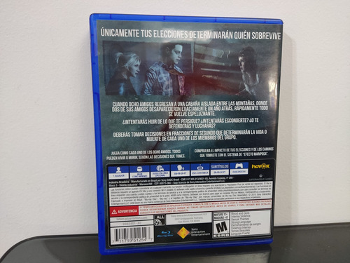Until Dawn Ps4 Físico Usado (Reacondicionado)