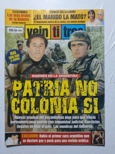 Revista Veintitres. Andrés Gioeni. Cristina Kirchner. 