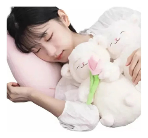 1 Peça Tulipa Cordeiro Pelúcia Brinquedo Tik Tok Presente