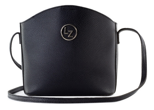 Bolsa Crossbody Para Mujer Lucentzza Asa Ajustable Color Negro