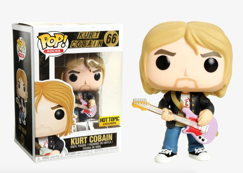 Funko Pop Kurt Cobain #66 Hot Topic Exclusive Nirvana Rocks