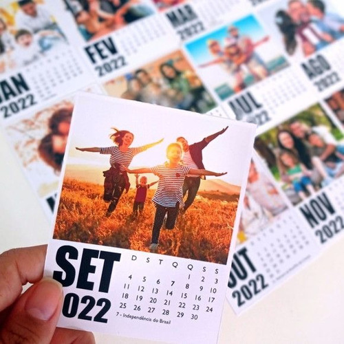 Calendario Tipo Polaroid X 12