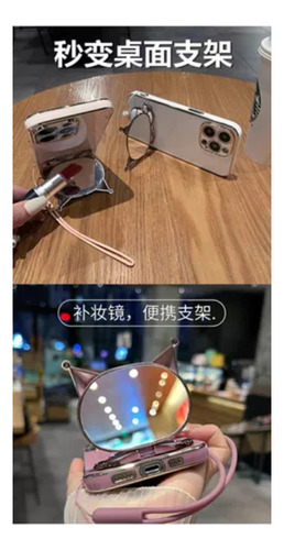 Funda Con Espejo De Maquillaje Con Soporte For iPhone 16, M