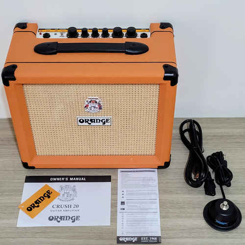 Amplificador Orange Crush 20 + Pedal Hqrp
