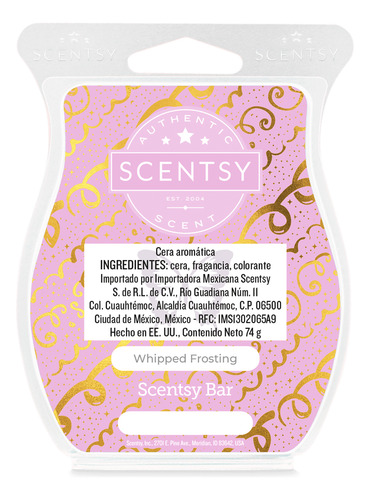 Paquete 5 Ceras Aromáticas Scentsy Varios Aromas