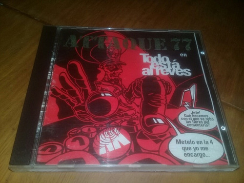 Attaque 77 Todo Esta Al Reves Cd Made In France 