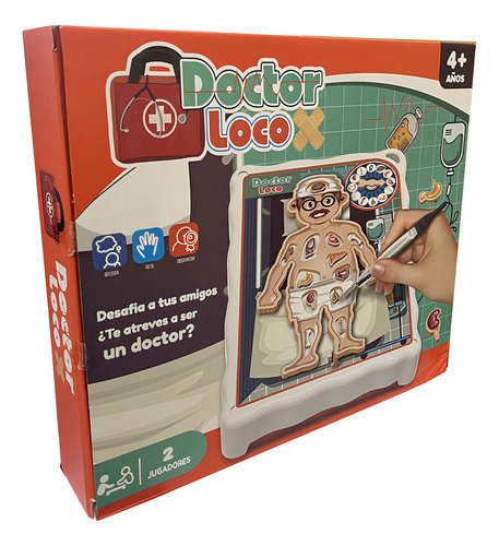 Jogo de tabuleiro Doctor Loco Desafie seus amigos