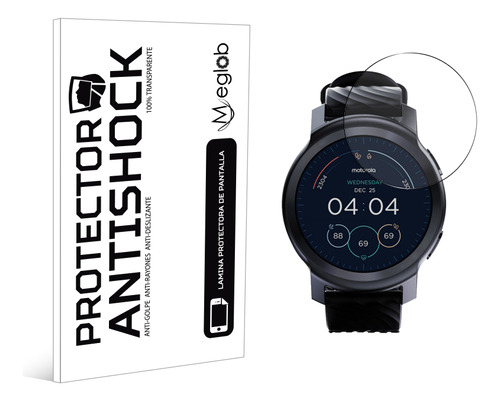 Protector Mica Pantalla Para Motorola Moto Watch 100