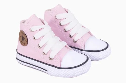 Zapatillas Stars Botas Wees Kids Lona Rosa  Del 17 Al 26