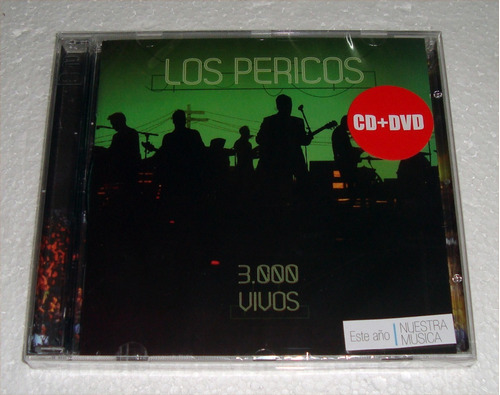 Los Pericos 3000 Vivos Cd + Dvd Nuevo / Kktus