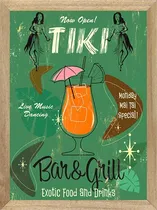 Comprar Bar Tiki  , Cuadro , Poster, Bebida         P396