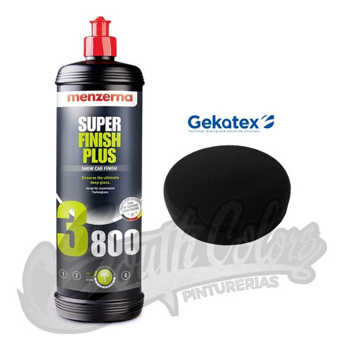 Menzerna 3800 Super Finish Plus + Pad 5' Gekatex Southcolors