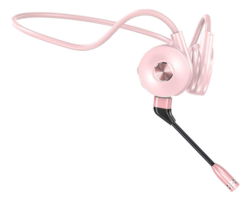 . Auriculares De Conducción Rosado Paquete De 15x13x4.8cm