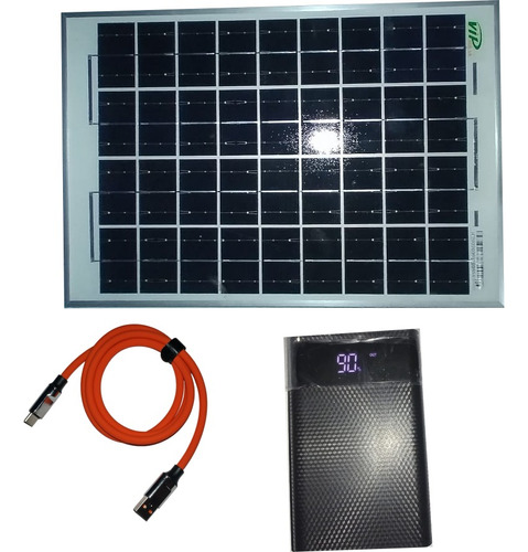 Kit Power Bank, Recarga Solar De 30w (Reacondicionado)
