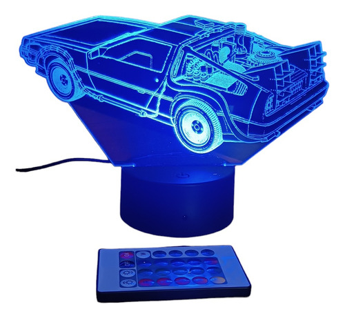 Delorean Lampara Led Back To The Future