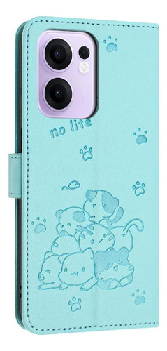 Funda Abatible Para Oppo Reno 13f 5g Pu Titular De La De