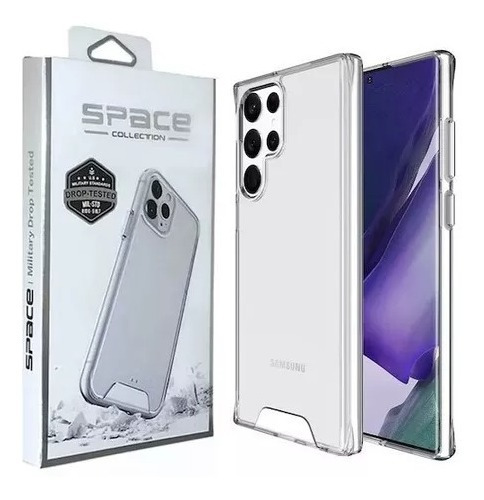 Funda Transparente S22 Ultra S22 S22+ Alta Protección Space