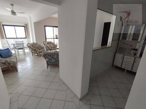 Apartamento Com 3 Dormitórios 1 Suíte, Terraço Com Churrasqueira, Prédio Frente Mar, Aceita Financiamento, À Venda, 110 M² - Aviação - Praia Grande/sp - Ap2521