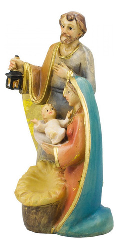 Presépio De Natal Sagrada Família Em Resina 11cm