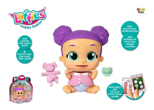 Muñeca Laffies Lily Con Accesorios