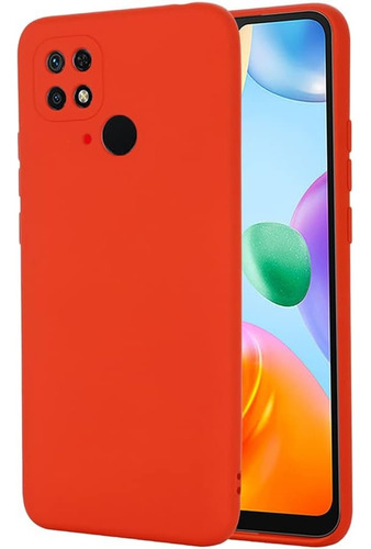 Funda Silicona Para Xiaomi Redmi 10c Con Felpa Cubre Camara