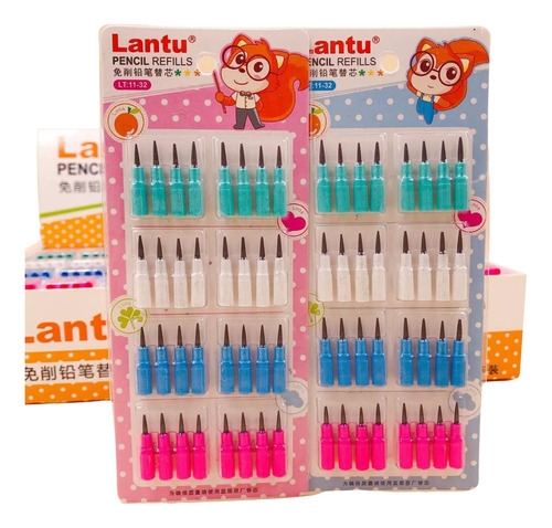 Grafites Para Lapiseiras Kawaii Troca A Ponta Graduação De Hb Espessura De 4mm 32