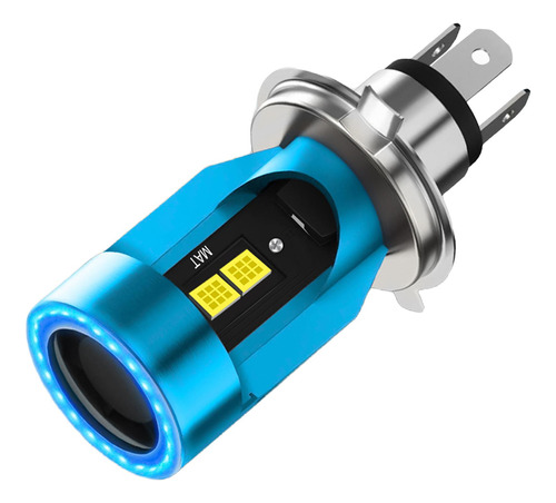 Faro De Motocicleta H4, Faro Led Profesional Duradero Azul