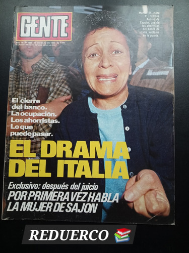 Gente 1034 Año 1985 Arnaldo André Ciencia Sajón 16/5 E (Usado)